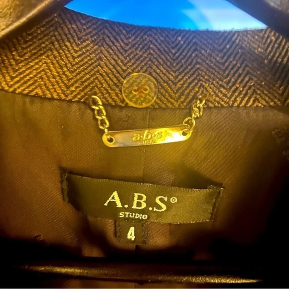 ABS blazed brown size 4 wool cotton in beautiful condition - Picture 2 of 3